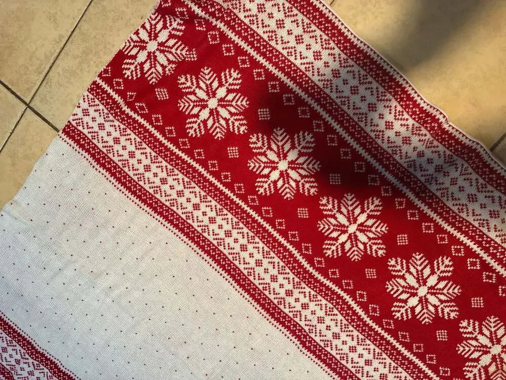 Crazy For The Holidays Fairisle throw blamket
